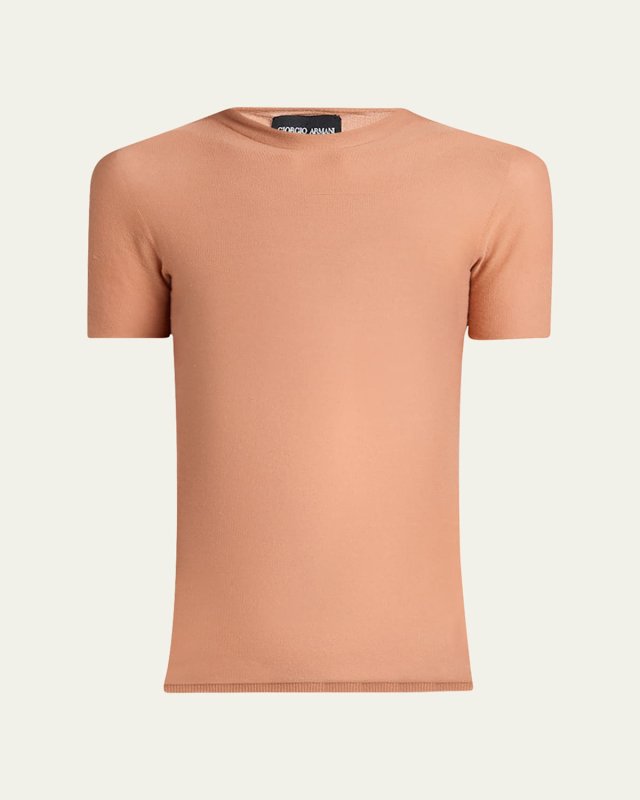 Short Sleeve Cotton Sweater